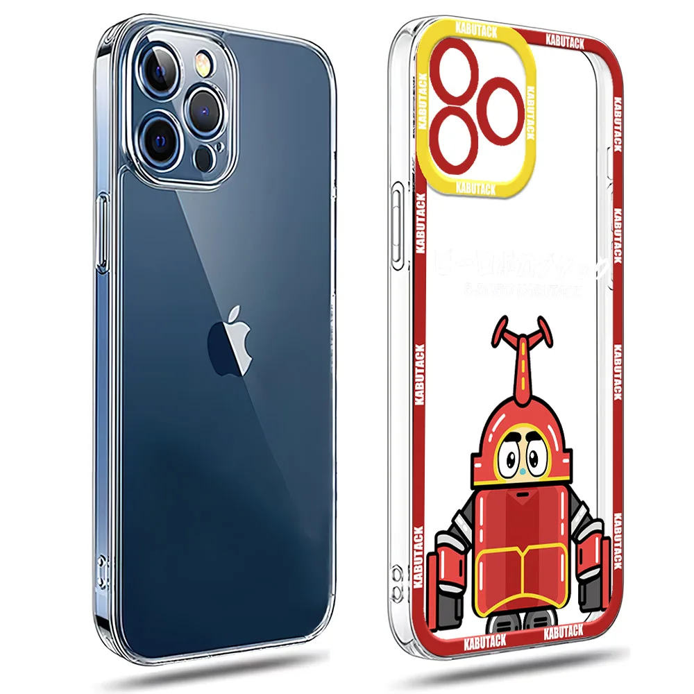 Bilibili B-Robo Kabutack For iphone 11 12 13 14 15 16 Mini Plus Pro Max Transparent Shell