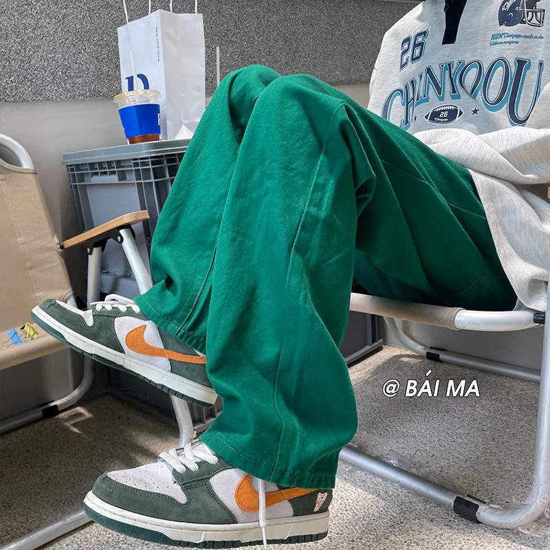 6 Colors Baggy Jeans Men Fashion Casual Oversized Wide Leg Jeans Men Streetwear Hip Hop Loose Straight Denim Pants Mens Trousers