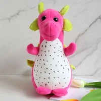 20cm kawaii dragon fruit macaroon plush toy kawaii pitaya dinosaur stuffed animal toy soft kids toy plushie gift for kids girls