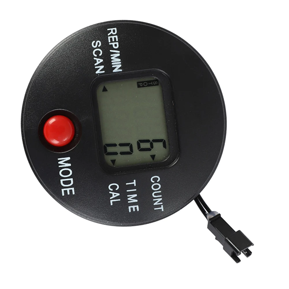 Монитор велосипедного тренажера с цифровым дисплеем и счетчиком шагов для