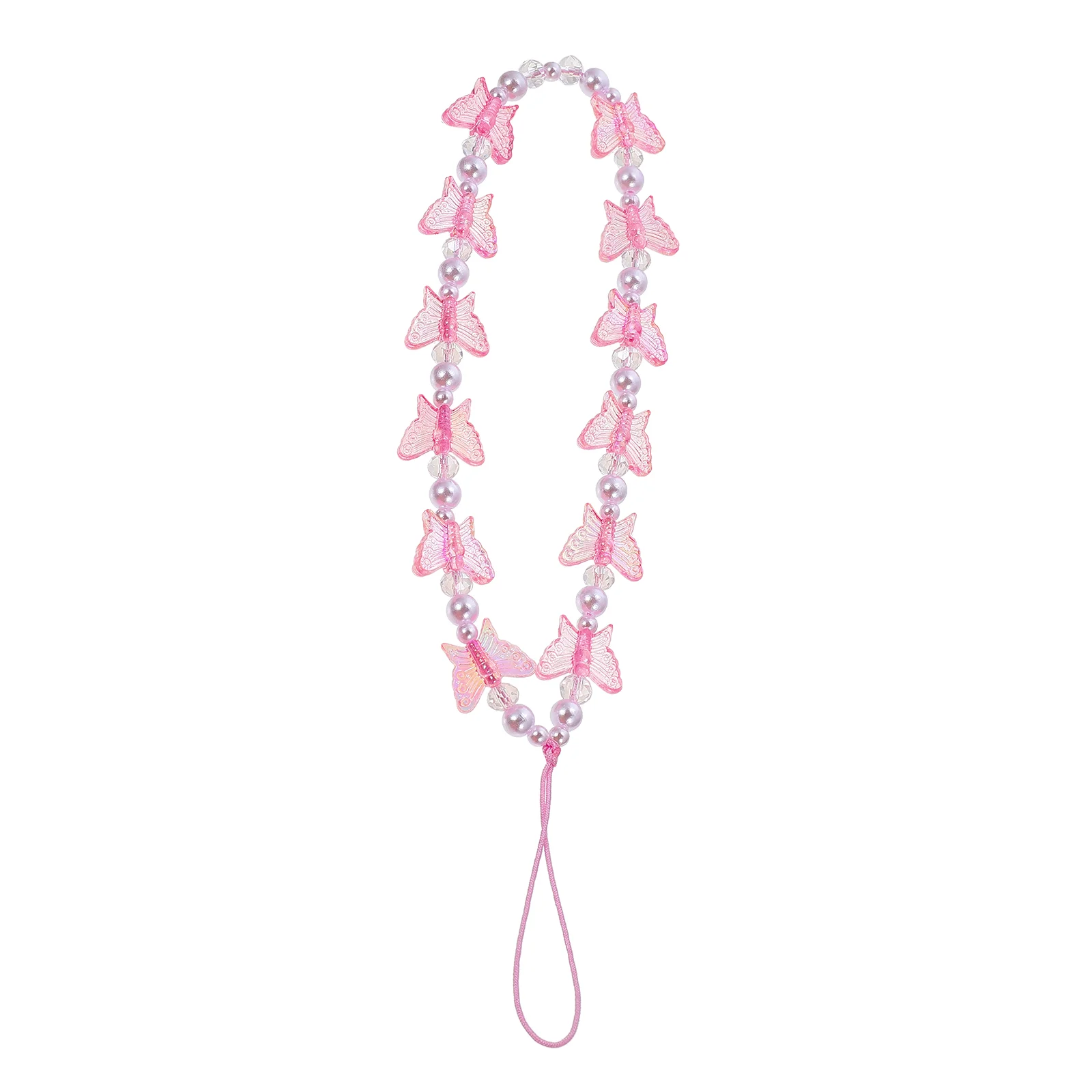 

Phone Lanyard Cellphone Butterflies Ornament Phone Lanyard Phone Anti-lost Lanyard for Decor Phone Present