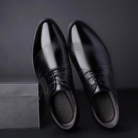 men flat shoes business leather shoes formal casual low top formal leather shoes solid color nonslip formal men shoes the new
