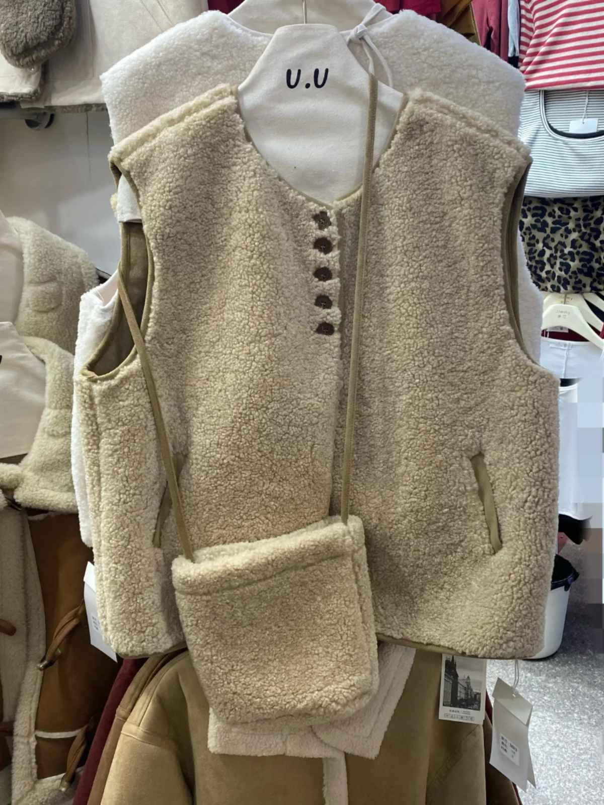 Фото Женская куртка из овечьей шерсти, новая верхняя одежда, пикантная, горячая, перца, пикантная, острая, кусающая, жаждущая, огненная, плунжерная кислота, горькая кислота №3