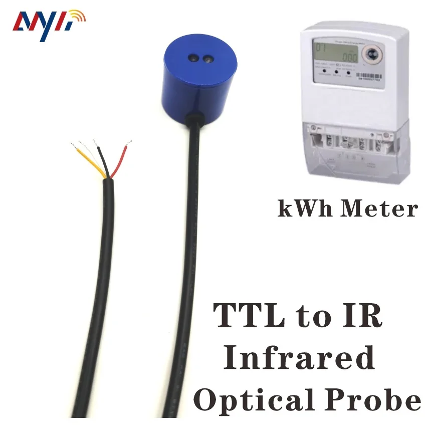 

TTL to IR Infrared IEC62056 IEC1107 optical probe for kWh Meter DLMS kWh Meter Gas Meter Water Meter prepaid meter readout
