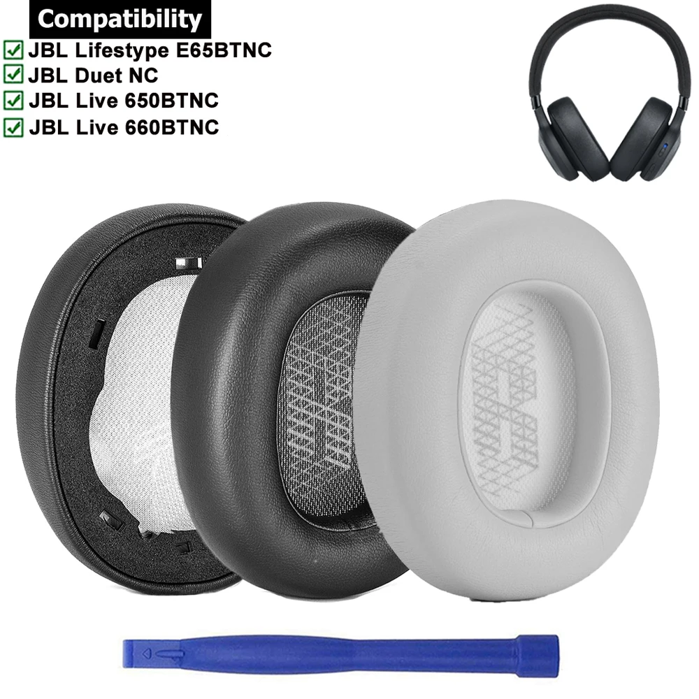 Сменные амбушюры, амбушюры для JBL Lifestyle E65BTNC Live 650BTNC Tune 660BTNC Duet NC, шумоподавляющие наушники