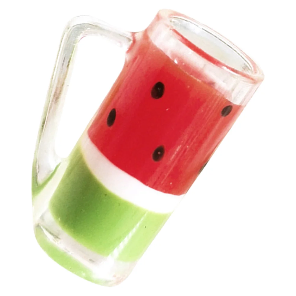 

Mini House Decorations Dolls Miniature Drinks Accessory Fake Food Ornament Bathroom