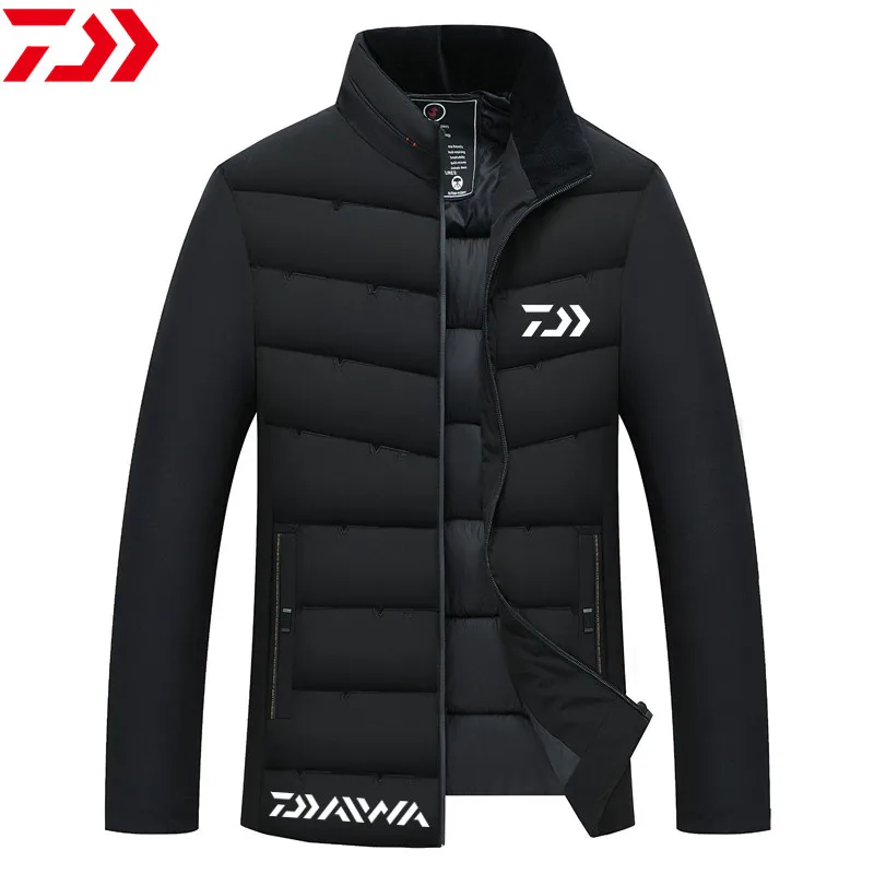 

Daiwa 2024 New Winter Windproof Fishing Clothes Plus Velvet Keep Warm Fishing Jacket Men Outdoor Sport Mountaineering Jacket