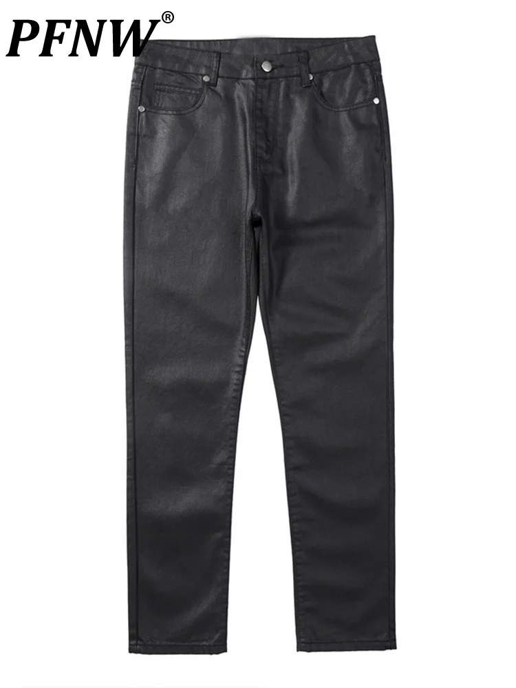 's Waxed Jeans Cotton Gothic Darkwear High Street Coat Autum
