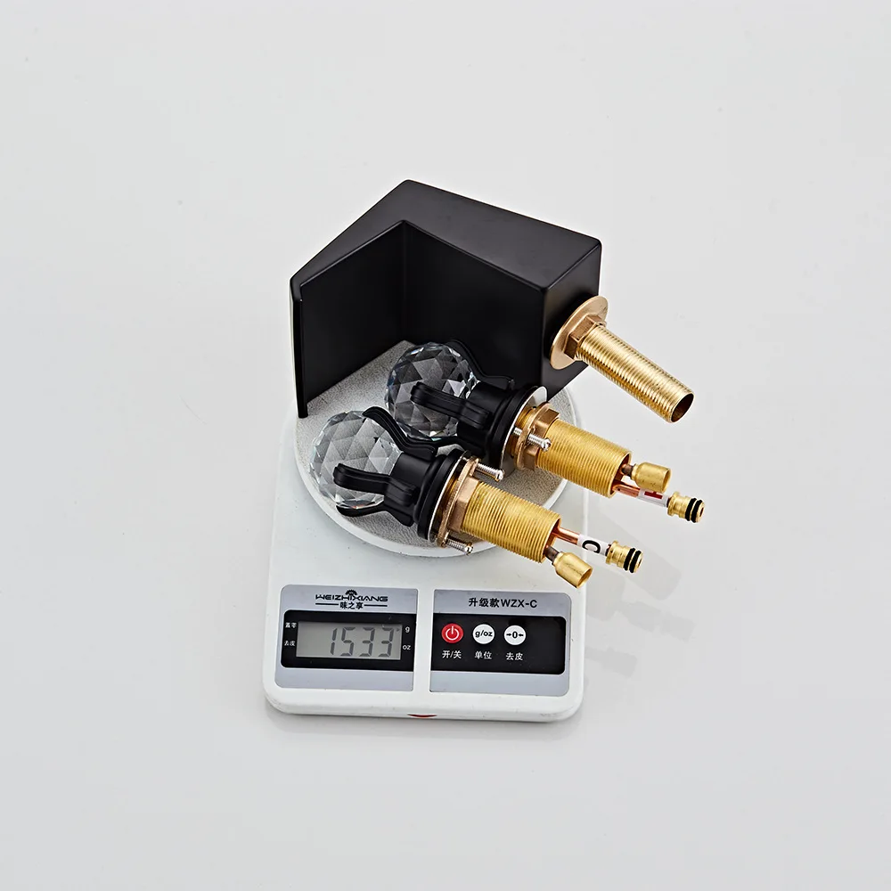 Медный смеситель для горячей и холодной умывальника Золотой водопад современный