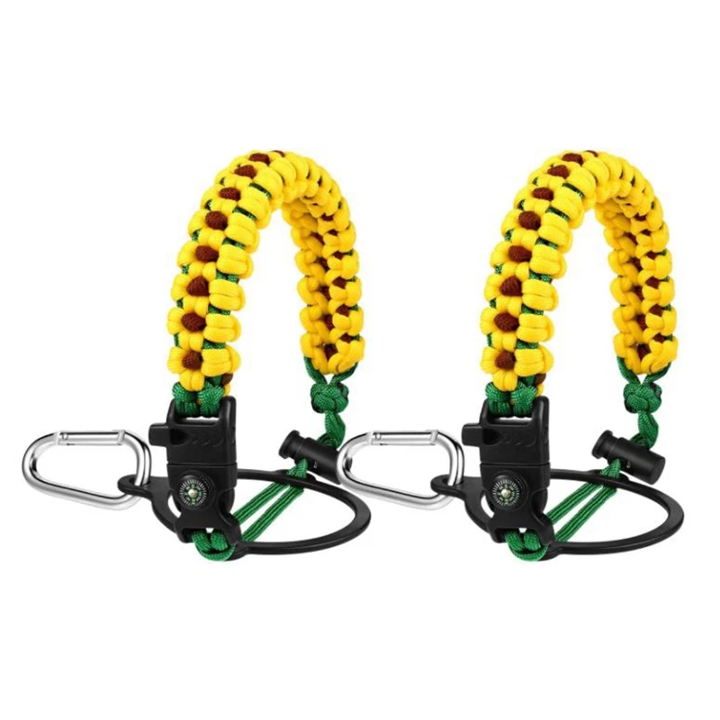 2 шт. ремешок с ручкой из паракорда для гидрокол бутылка широким горлышком воды от