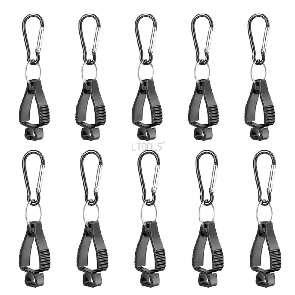 5/10pcs Outdoor Camping Multi Tool Mountaineering Buckle Steel Small Carabiner Glove Clip Climbing Acessories Dropshipping