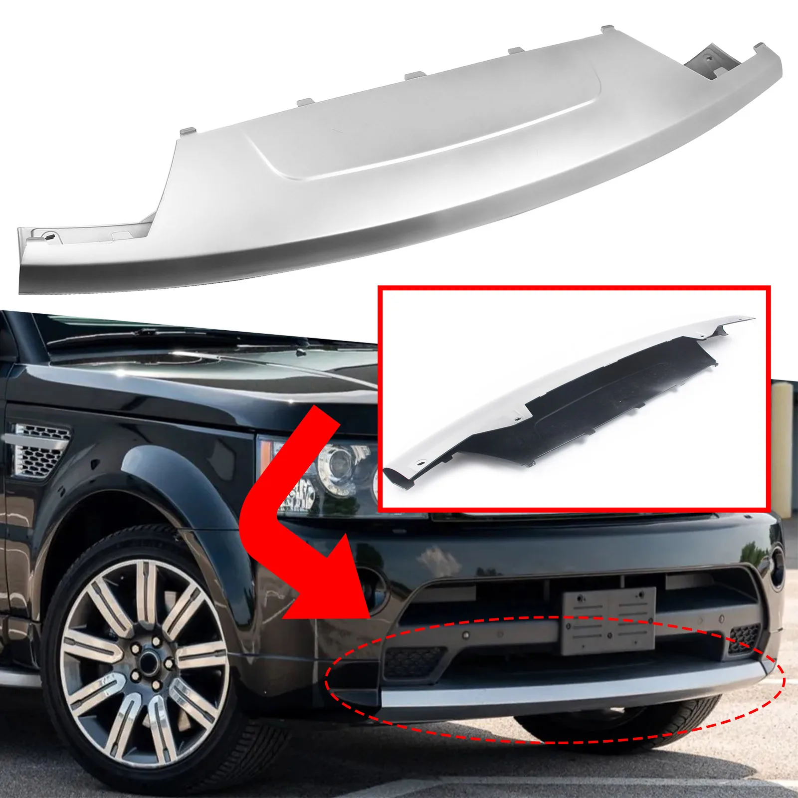 

Защитная крышка переднего бампера для Land Rover Range Rover Sport L320 2010-13