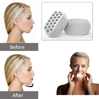 jaw exerciser face neck toning gym fitness ball chin cheek lifting relieve stress month muscle training jawline trainer