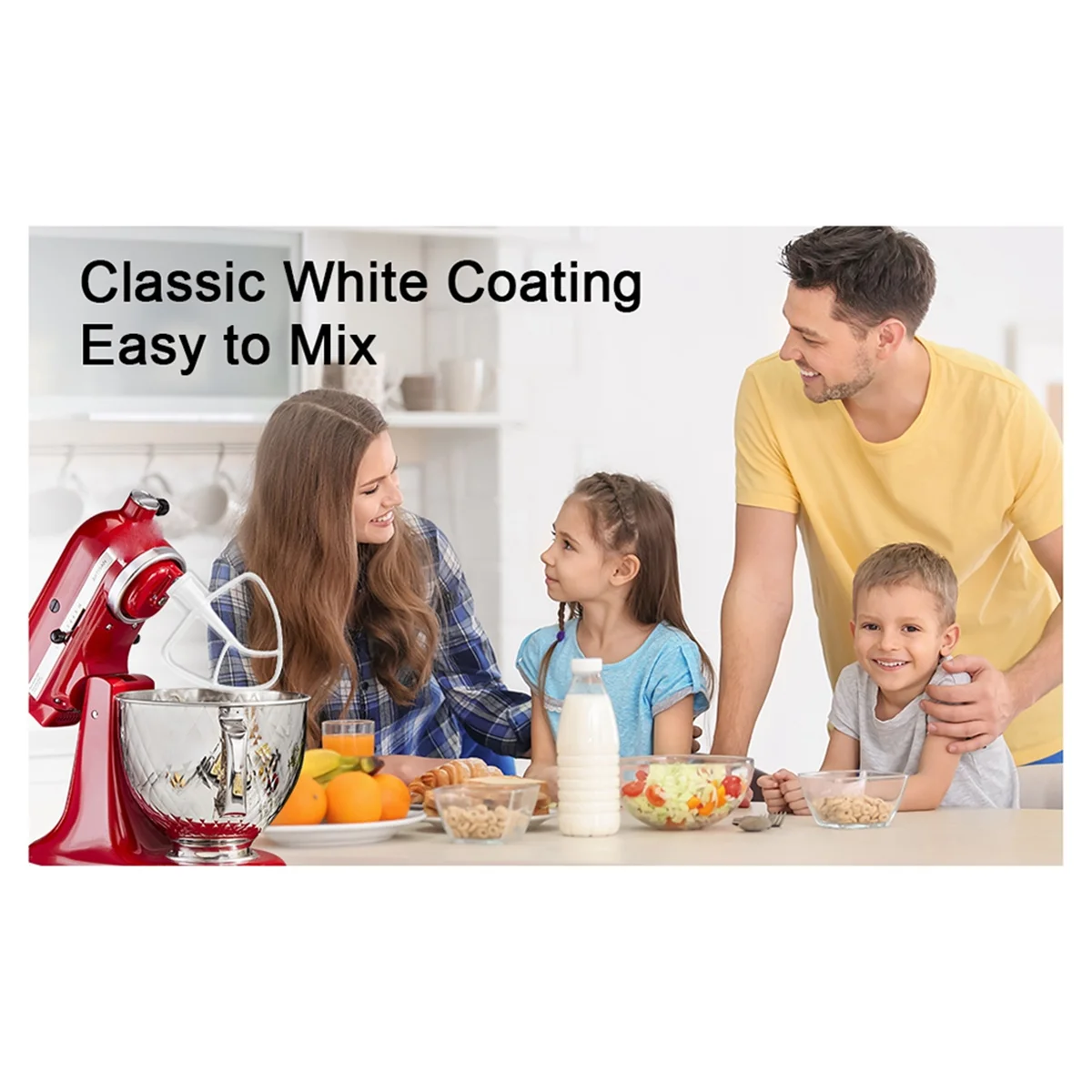 Венчик с плоским покрытием K45B для кухонного смесителя кухонный вспомогательный