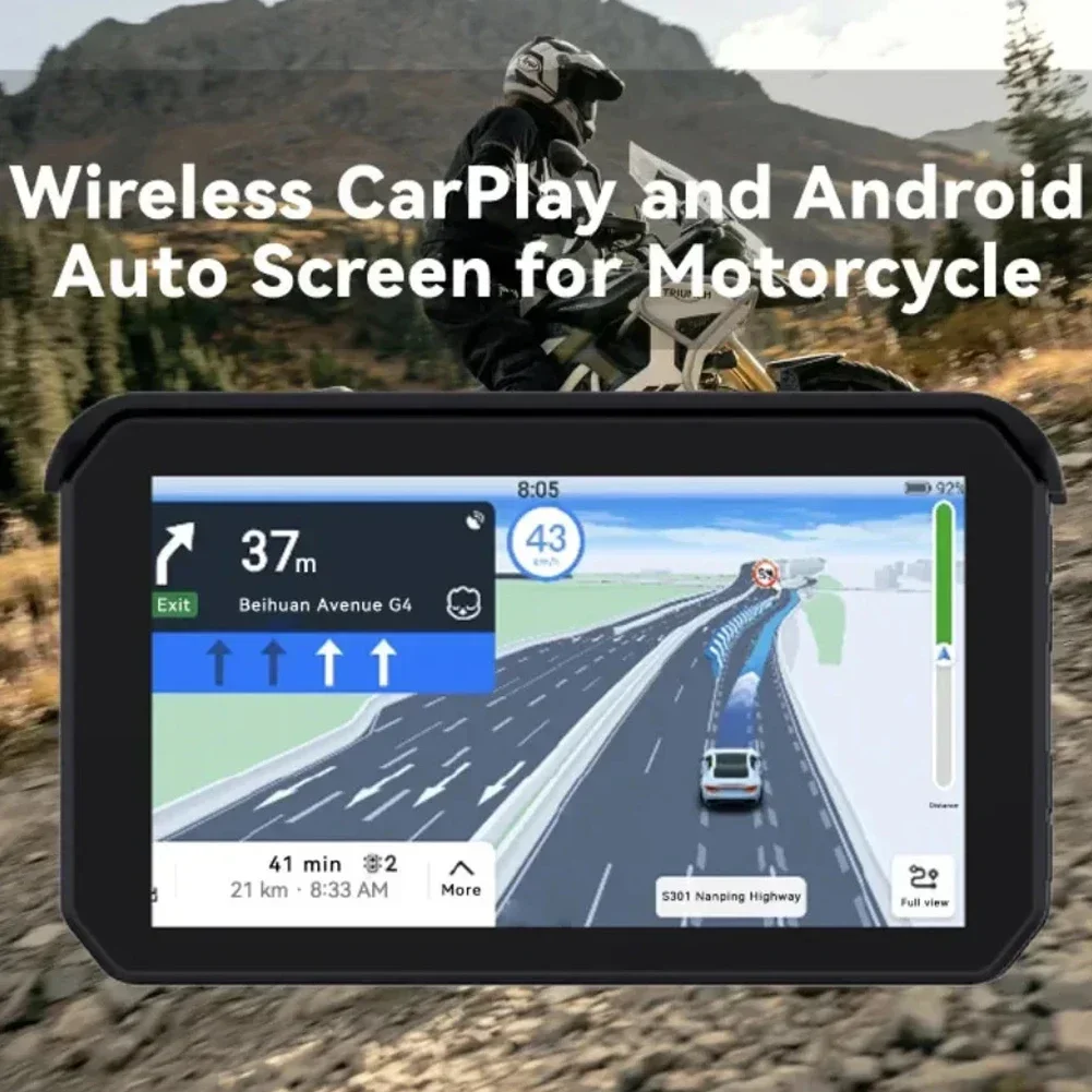 5-дюймовый портативный мотоциклетный автомобильный игровой экран GPS ЖК-дисплей