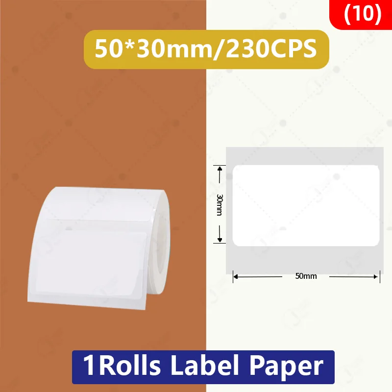 

Рулон бумаги для этикеток Niimbot B21 B1 B3S, рулоны белых наклеек для принтера, рулоны рулонов водостойких и маслостойких клейких этикеток