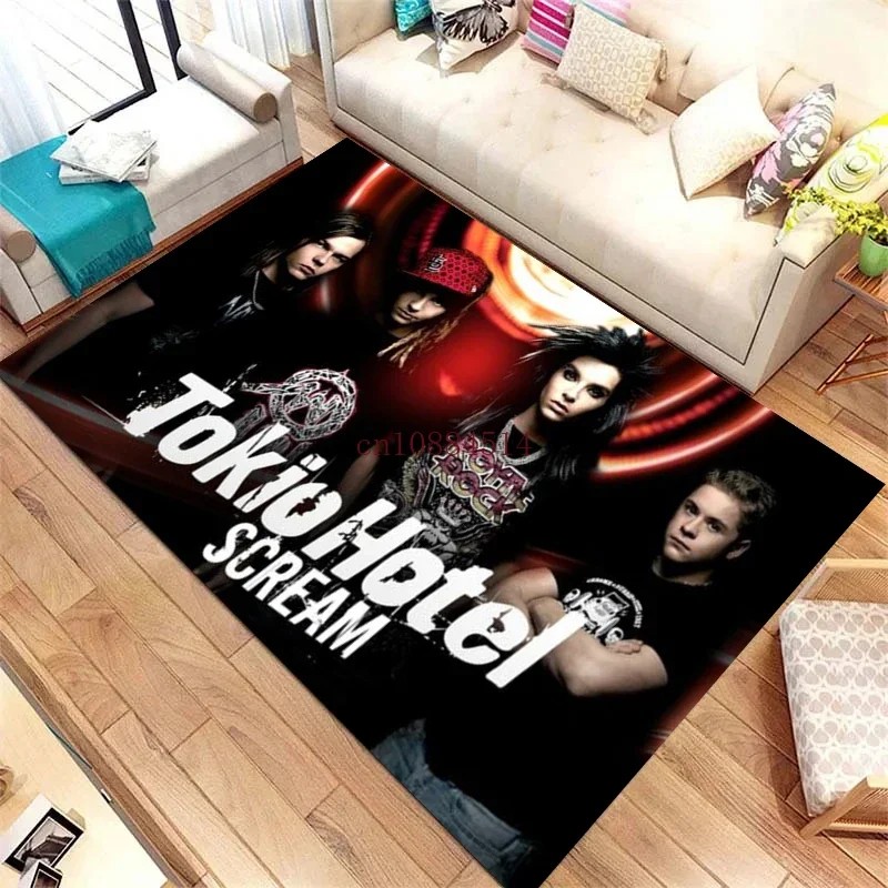 Фото Большой ковер T-okio H-otel Band с принтом, ковер для гостиной, спальни, дивана, напольные коврики, коврик для ванной, детский игровой коврик №4
