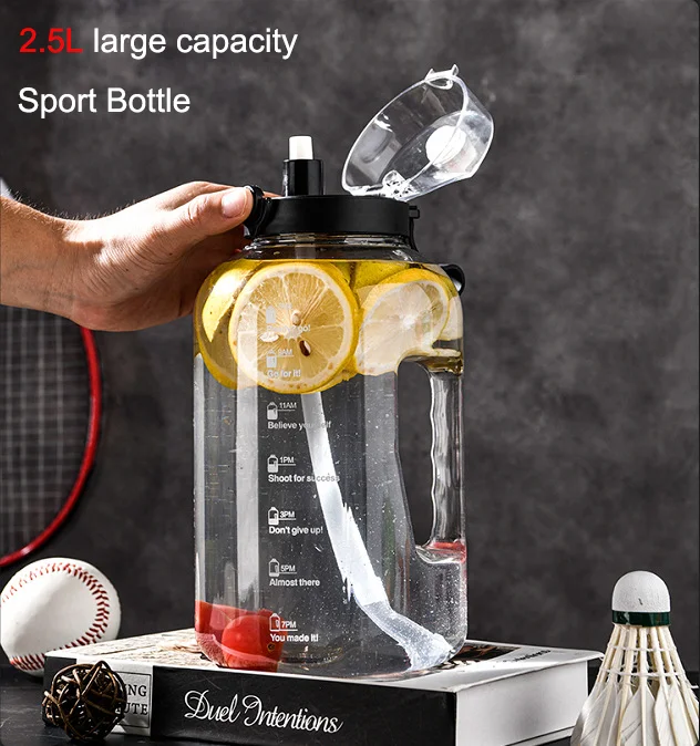 Bottle 3.78L 2.2L 1.3L 128oz Gallon Water Bottle with Straw 