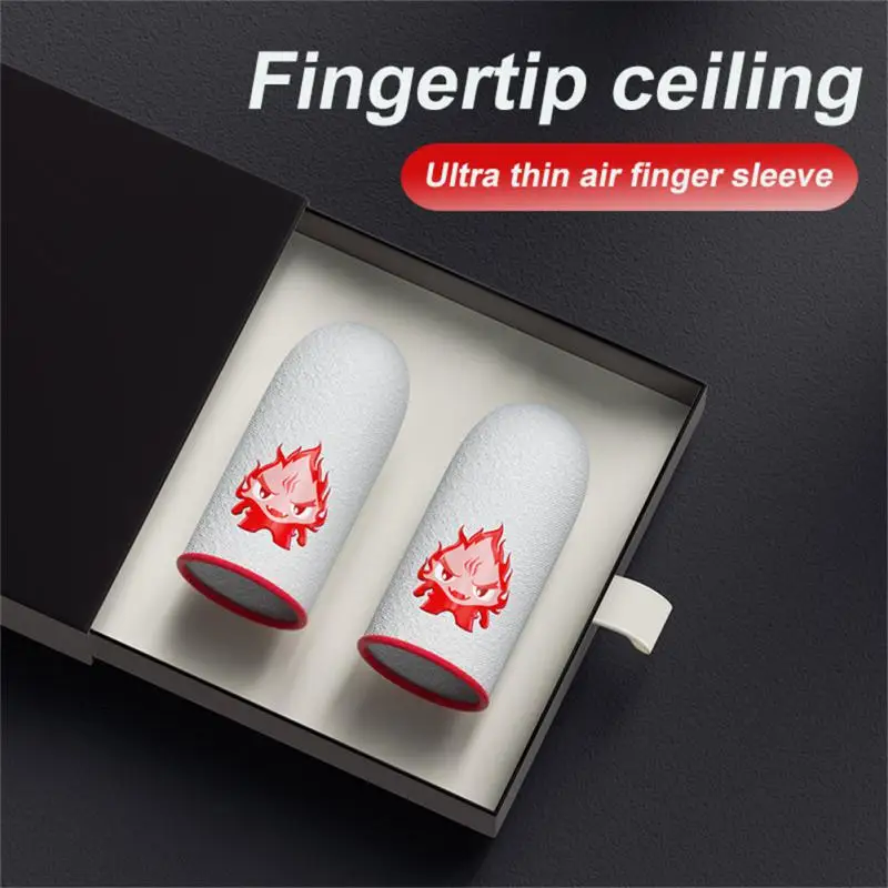 

Gaming Luminous Finger Sleeve Breathable Fingertips For PUBG Mobile Games Touch Screen Finger Cots Cover Sensitive Thumb Gloves