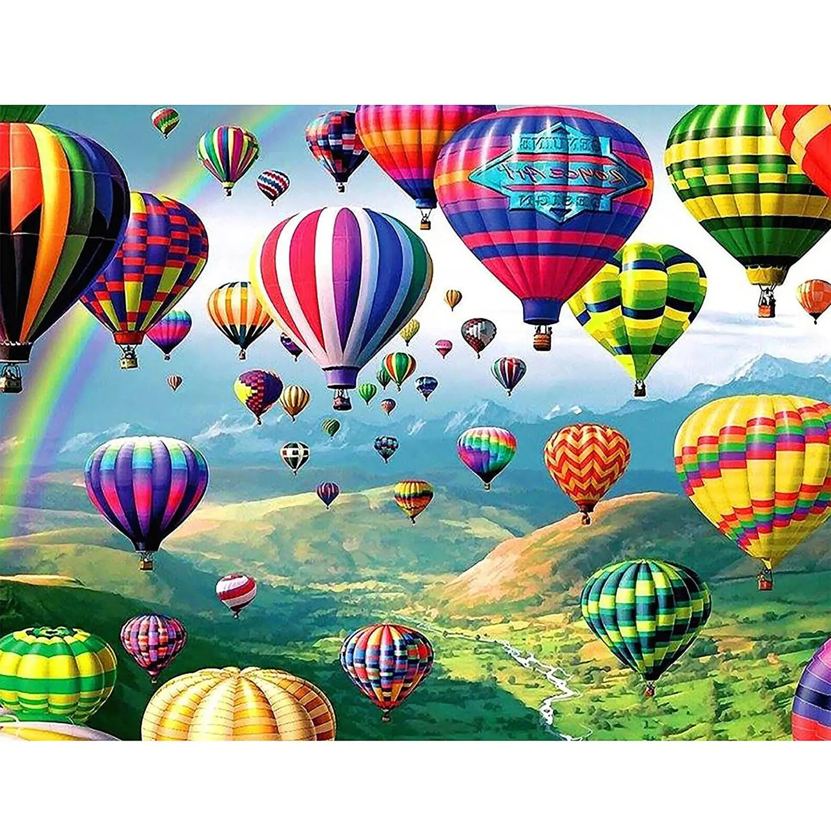 

Набор для алмазной живописи, набор 5D с круглым воздушным шаром, с полным напылением, для творчества, украшение для дома и офиса, a329