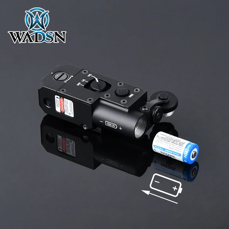 WADSN Страйкбол Металл CQBL-1 Красный Зеленый Синий Точечный лазерный указатель