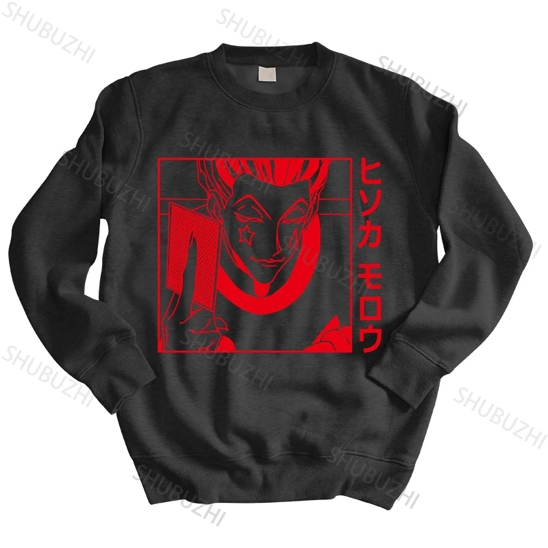 

men autumn sweatshirt black hoody Hunter X Hunter Hisoka Morow hoodies autumn Japan Anime Manga Hxh thin