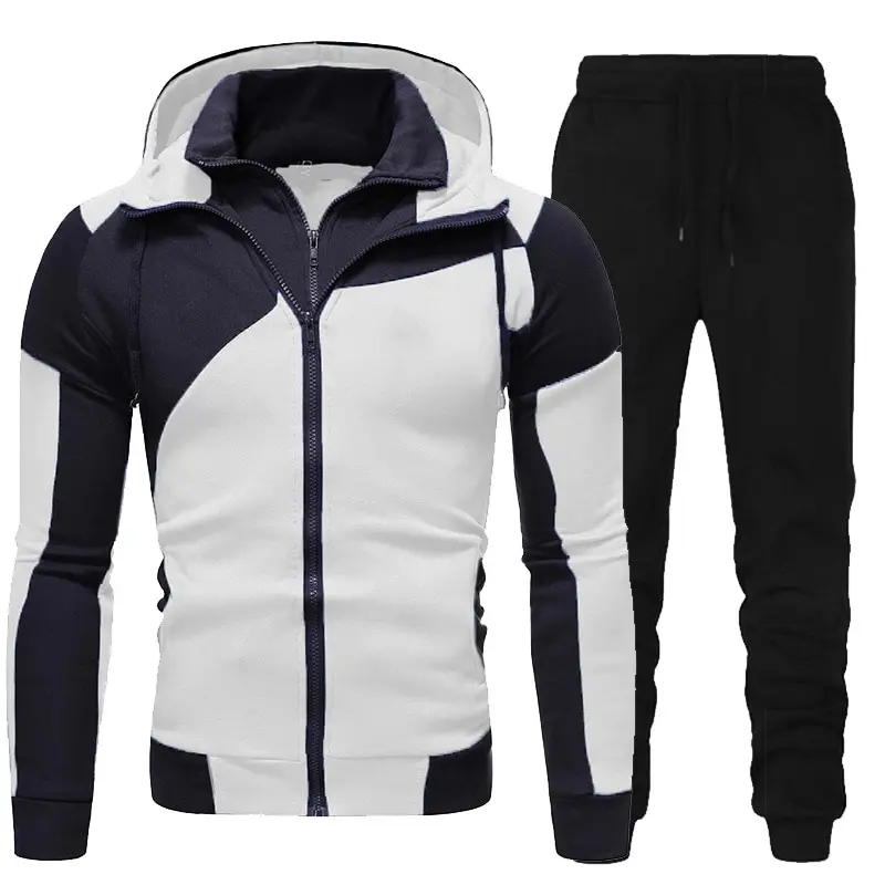 2023 New Men's Sportswear Set Spring Autumn Long Sleeve Hoodie Zipper Jogging Pants Fitness Running Wear Casual Wear Sportswear