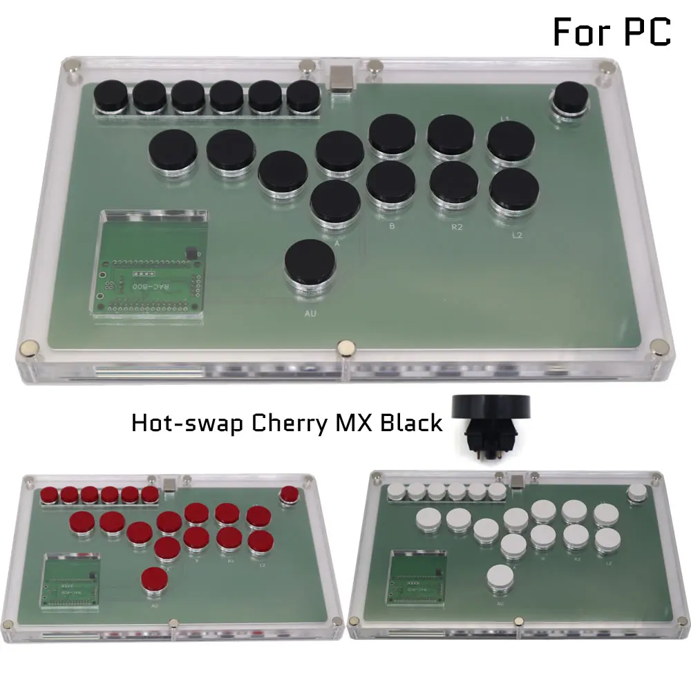 B1-PC-DIY ультратонкий все кнопки стиль Hitbox аркадный джойстик боевой игровой