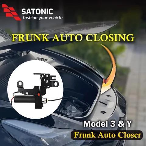 Модель Y Frunk автоматическое закрытие Smart Digital Front Tailgate Soft-закрытие для Tesla Model 3 Y SATONIC V1plus (обновленная версия)