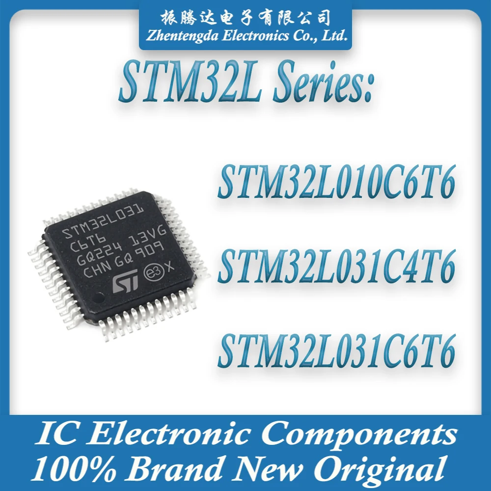 STM32L010C6T6 STM32L031C4T6 STM32L031C6T6 STM32L010C6 STM32L031C4 STM32L031C6 STM32L010 STM32L031 STM IC MCU Chip LQFP-48 |