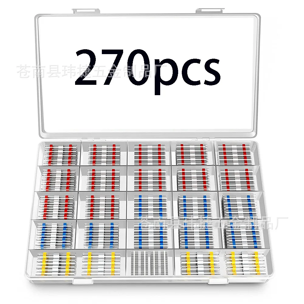

270pcs/330PCS heat shrinkable middle connection terminal waterproof solder ring terminal block combination box