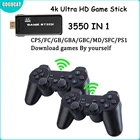 USB Беспроводная 3D Мини Аркада видео игровая консоль для 16 бит MD 3550 Классическая игра 64 бит мини ретро пульт управления HD выход два игрока