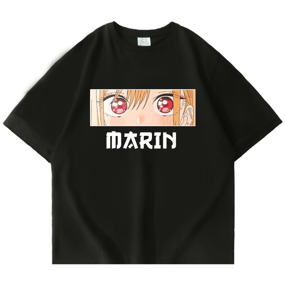 

My Dress-up Darling Marin Kitagawa T Shirt Fashion Oversized Short Sleeves 2022 New Summer Pure Cotton Crew Neck T-shirt Men's