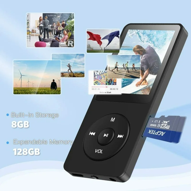 Мини MP3-плеер для студентов музыкальные плееры спортивный Bluetooth Внешний