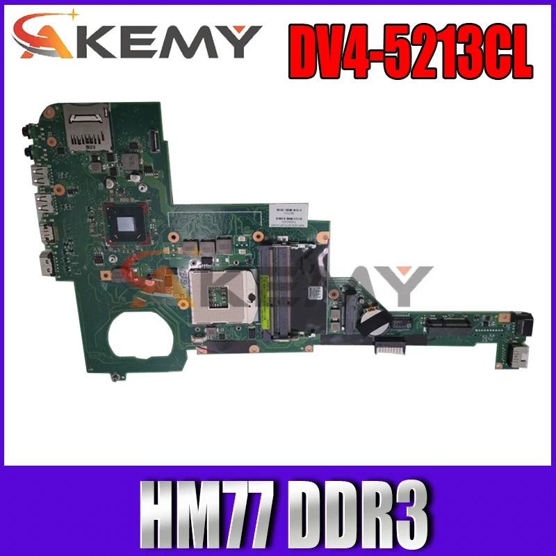 

AKemy Laptop motherboard For Hp Envy DV4-5213CL Intel hm77 DDR3 Socket PGA989 715933-501