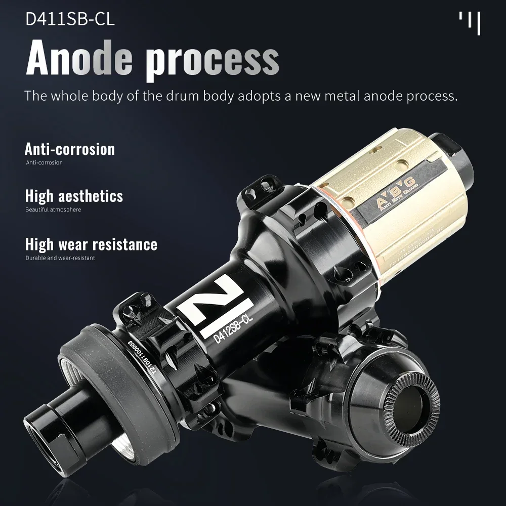 Novatec D411SB-CL D412SB-CL 24-отверстия для шоссейного велосипеда втулки с центральным