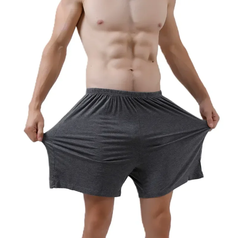

Beach Breathable Sleeping Man Male Men Bottoms Loose Pants Homewear Shorts Sleep Cotton Waist Solid Elastic Short Summer Shorts