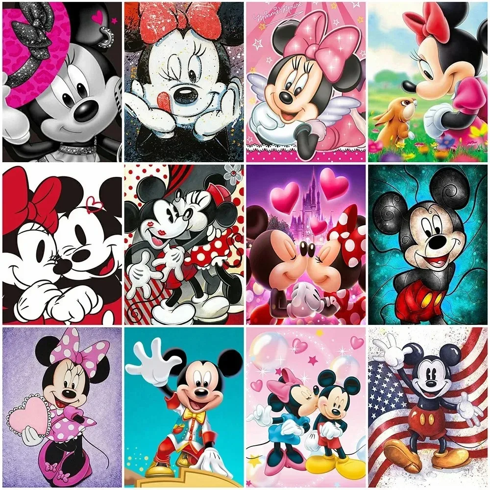 Картина на холсте с изображением животных Микки Мауса