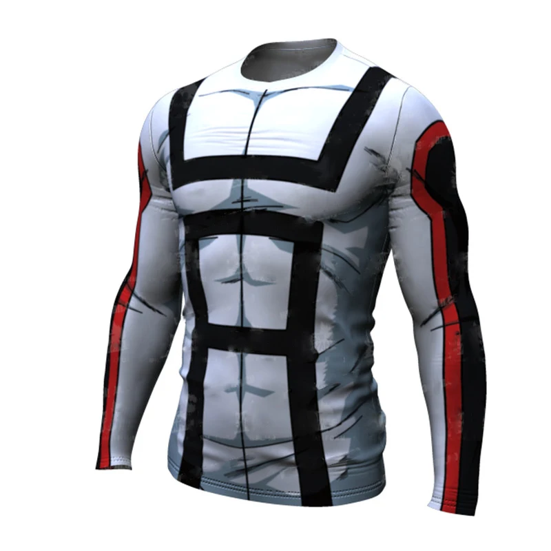 

Мужская компрессионная рубашка с принтом моя геройская Академия Bakugou Boku No Hero академия, женская футболка с коротким рукавом в стиле Харадзюк...