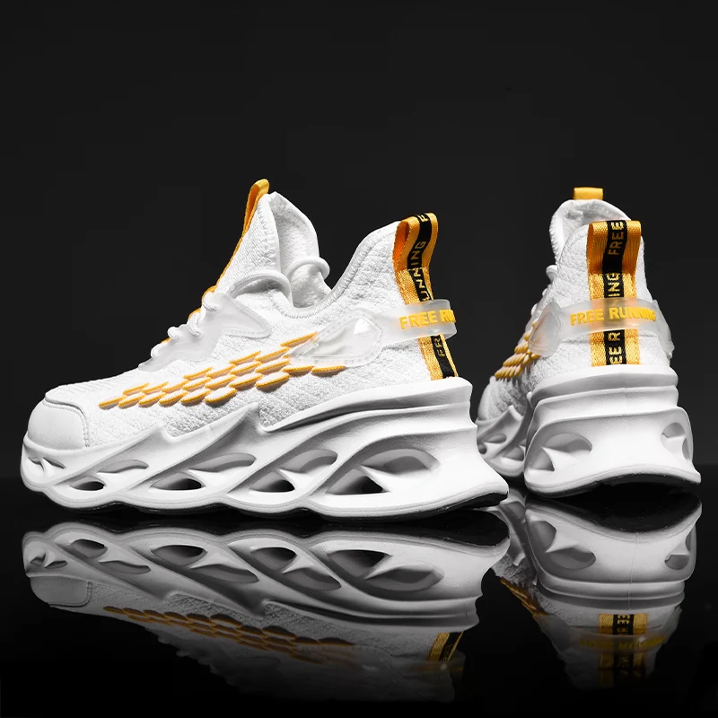 Men Fashion Running Shoes Outdoor Sport Breathable Basketball Comfortable Shock-absorbing Non-slip Casual Gym Mens Sneakers