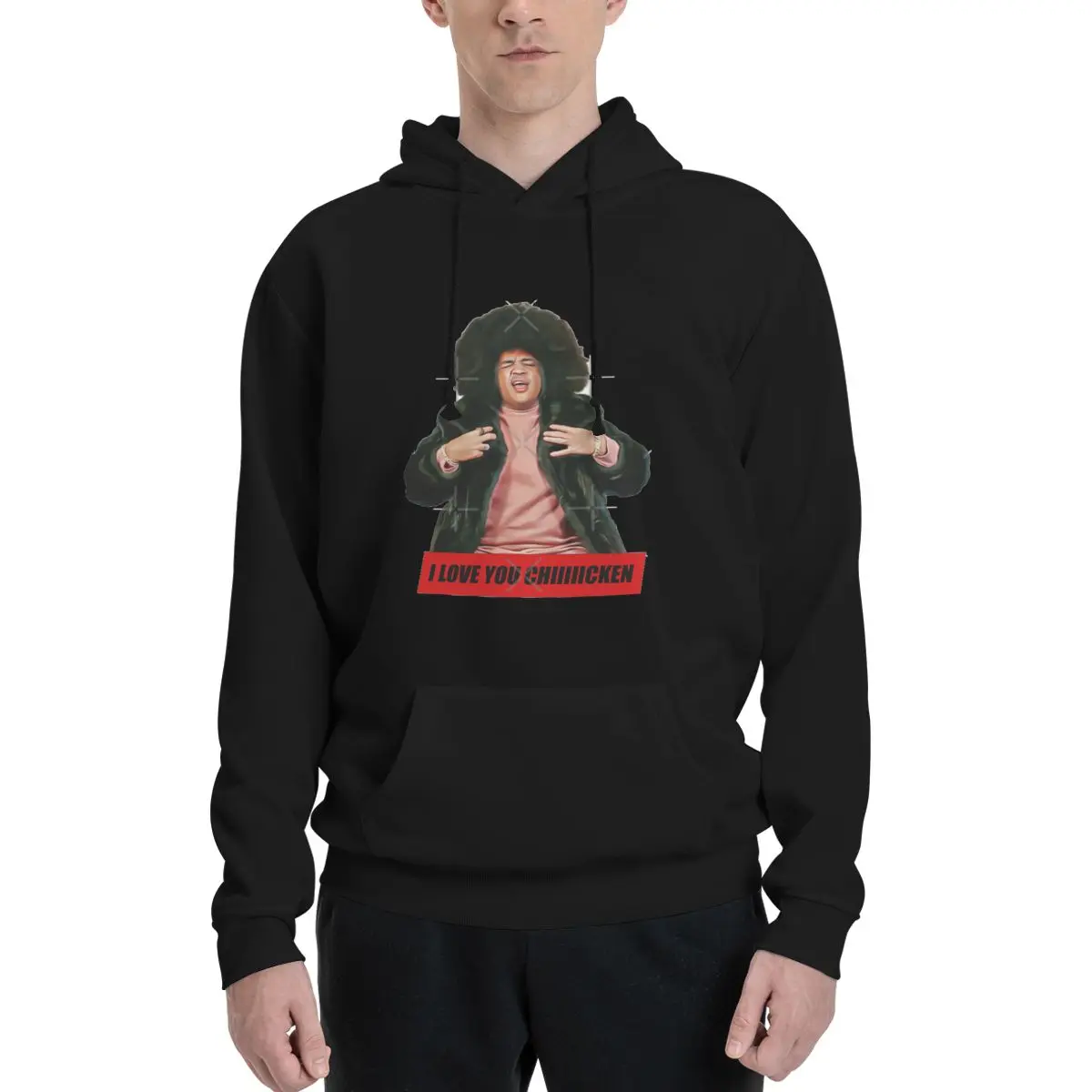 

90 Day Fiance UK - Jose - I Love You Chicken Polyester Hoodie Men's Women's Sweater Size XXS-3XL