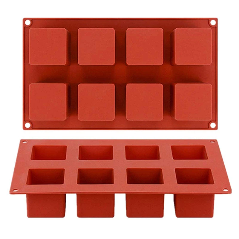 Новая 8-полостная стандартная силиконовая форма для украшения тортов своими