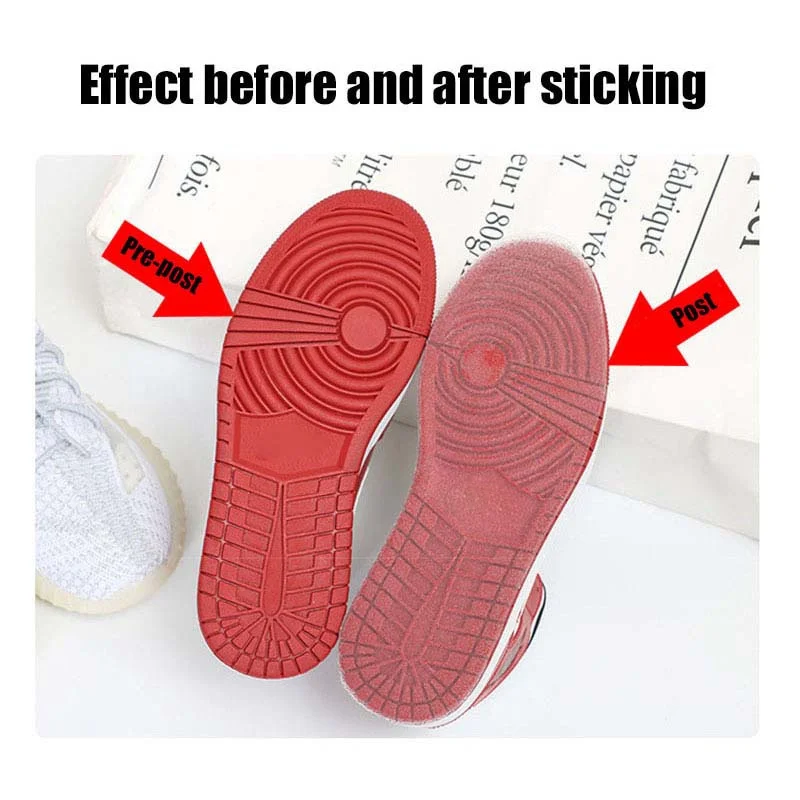 Men Shoe Sole Protector for Sneaker Outsole Insole Self-Adhesive Ground Grip Shoes Protective Stickers Wear-resistant Care Patch