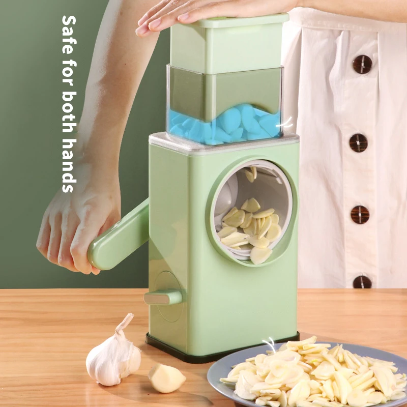 hand cranked vegetable cutter kitchen gadgets household potato slicer labor saving fruit grater multi function roller shredder free global shipping