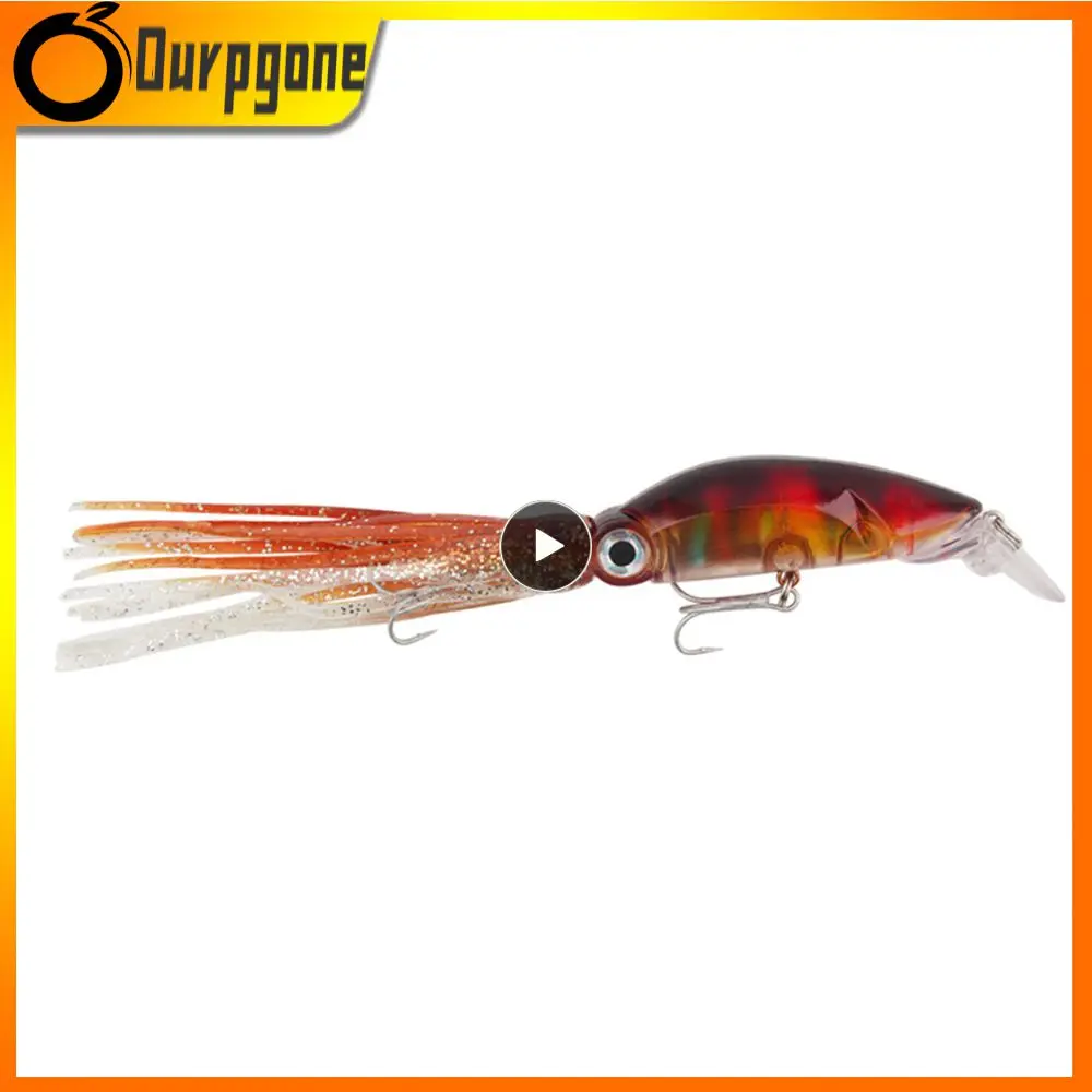 

Dark Green Lure Laser Coating Simulated Squid Whiskers Simulation Bait High Quality Split Ring 3d High Simulation Fisheye Pink