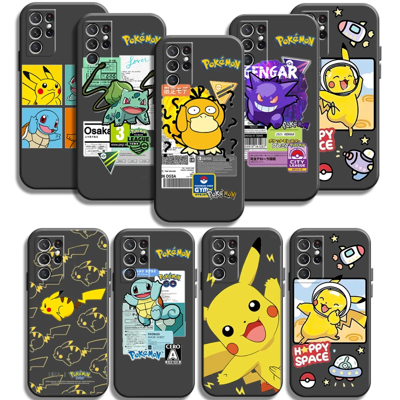 

Pokemon Pikachu Phone Cases For Samsung Galaxy A31 A32 4G A32 5G A42 5G A20 A21 A22 4G 5G Funda Coque Soft TPU