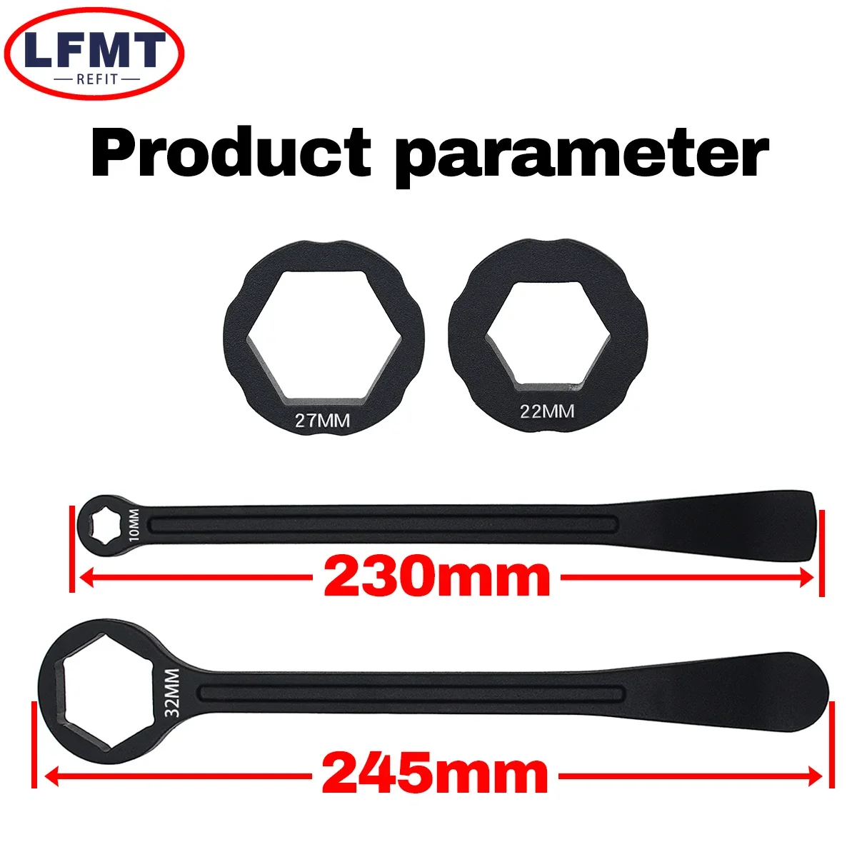Universal Motorcycle Bead Buddy Tire Repair 32mm 27mm 22mm 13mm 10mm Lever Wrench Tool For KTM Honda Suzuki Kawasaki Yamaha
