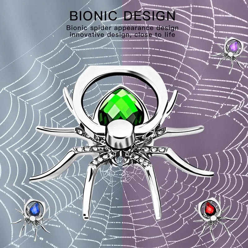 

Spider Ring Phone Holder Luxury Diamond Cell Phone Finger Grip Holder for Iphone 360 Phone Expanding Stand Finger Holder