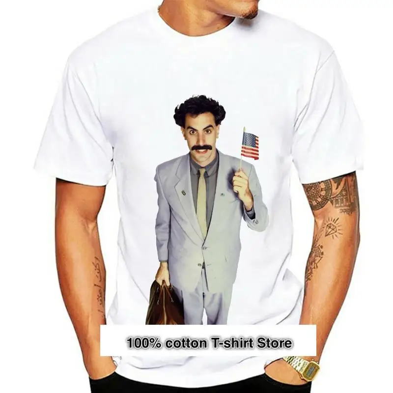 

Camiseta blanca Vintage de película Borat, The Happiness is have my, nueva (1)