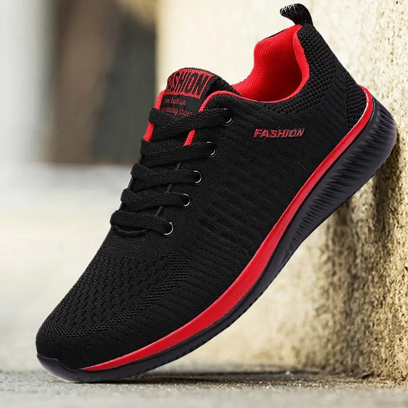 

Big Size Mash Light Weight Running Shoes for Men Sport Shoes Male Summer Sports Shoes Men's Sneakers Top Grade Black GME-2858